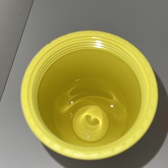 STARBUCKS Neon Yellow Coral Logo Summer Cold Cup Acrylic Tumbler 16 Oz No Straw - Picture 9 of 9